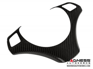 BMW E87/ E81 1 Series Steering Wheel Cover for Multi-Function Steering Wheel - Carbon Fiber